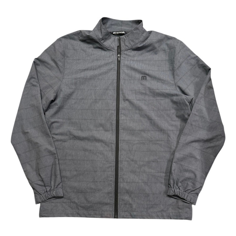 Travis Matthew Mesh Lined Full Zip Performance Golf Jacket Size L Lightweight